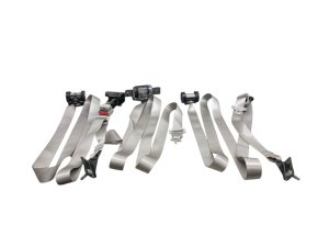 2022-2024 Jeep Wagoneer Beige 3rd Row Center and Seat Belt Assembly Set - Rear, Right (Passenger) (Used OEM)