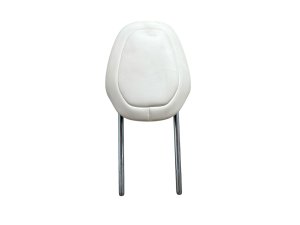  Tesla Model x White Seat Headrest - Front, Right (Passenger) (Used OEM)