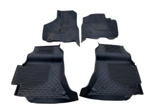 2019-2025 Ram 1500 Front and Rear All-Weather Rubber Floor Mat Set (Used OEM)