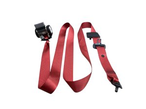 2019-2025 Genesis G70 Red Seat Belt Assembly - Rear, Left (Driver) (Used OEM)