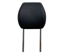 2021-2025 Genesis G70 Black Leather Headrest with Red Stitching - Front, Left (Driver) (Used OEM)