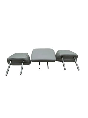 2016-2022 Lexus RX450h Gray Leather Seat Headrest Set (3) - Rear, Right (Passenger) (Used OEM)
