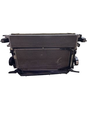 2019-2024 Ram 2500 Radiator Cooling Fan Shroud Condenser and Transmission Oil Cooler Assembly (Used OEM)