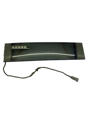 2022-2025 Ford F-150 Lightning Black Door Trim Moulding with Keyless Entry Keypad - Front (Used OEM)