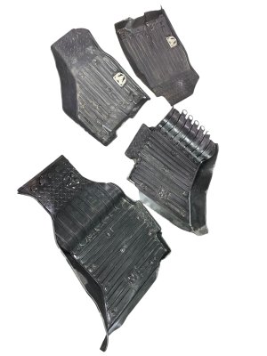 2019-2026 Ram 3500 Front and Rear All-Weather Floor Mat Set (Used OEM)