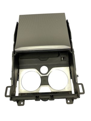 2020-2023 BMW X6 Black Center Console Tray Compartment with Sliding Lid - Front (Used OEM)