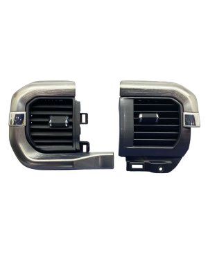 2021-2023 Ford F-150 Chrome Dashboard HVAC Air Vent Set - Front (Used OEM)