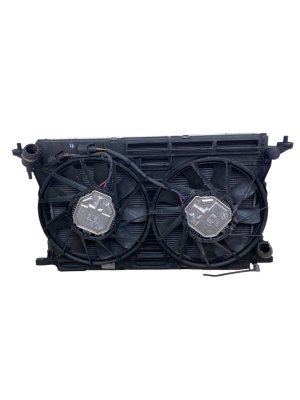 2017-2025 Audi Q7 Radiator and A/C Condenser Cooling Fan Motor Assembly (Used OEM)