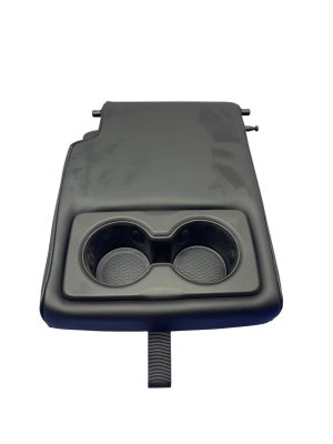 2022-2025 Jeep Wagoneer Black Seat Armrest Cup Holder Assembly - Rear, Right (Passenger) (Used OEM)