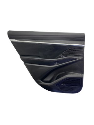 2022-2026 Jeep Wagoneer Black Door Interior Trim Panel - Rear, Right (Passenger) (Used OEM)