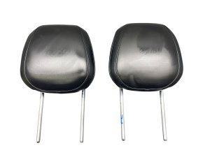 2018-2021 Lincoln Navigator Ebony (Black) Seat Leather Headrest Set - Front, Right (Passenger) (Used OEM)