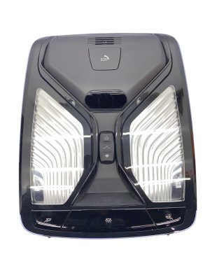 2018-2023 BMW X3 Black Overhead Dome Light Console with SOS Switch - Front (Used OEM)