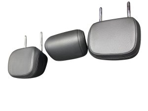 2015-2025 Porsche Macan Black Seat Headrest Set (3) - Rear, Left (Driver) (Used OEM)