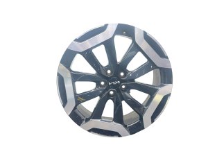2023-2025 Kia Telluride Black 20x7.5 5 Double-Spoke Machined Black Alloy Wheel (Used OEM)