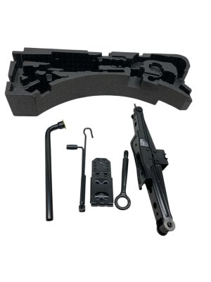 2017-2020 Jaguar F-Pace Emergency Spare Tire Jack with Tool Kit and Foam Block (Used OEM)