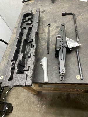 2022-2025 Jeep Wagoneer Scissor Jack Tool Kit Assembly with Carrier - Rear (Used OEM)
