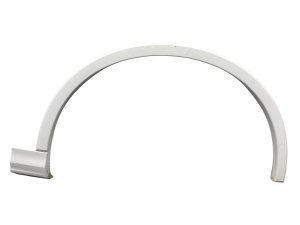 2020-2025 Audi Q7 White Wheel Arch Fender Flare Trim Panel - Front, Right (Passenger) (Used OEM)