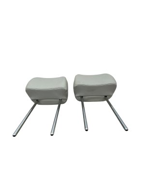 2023-2025 Kia Telluride Beige Seat Leather Headrest Set - Front, Right (Passenger) (Used OEM)