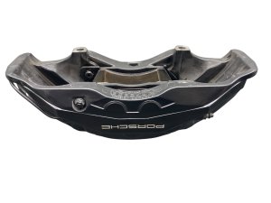 2019-2024 Porsche Cayenne Black Akebono 10-Piston Disc Brake Caliper - Front, Left (Driver) (Used OEM)
