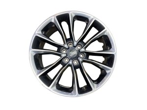 2022-2025 Jeep Wagoneer Silver 22x9 12-Spoke Polished Charcoal Alloy Wheel (Used OEM)