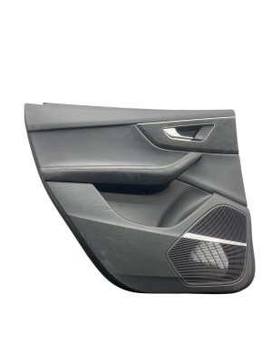 2020-2025 Audi Q7 Black Door Interior Trim Panel - Rear, Left (Driver) (Used OEM)