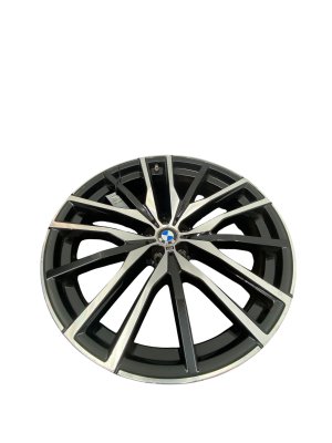 2020-2025 BMW X6 Black 22x9.5 15-Spoke Alloy Wheel - Front (Used OEM)