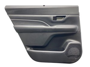 2024-2025 Toyota Grand Highlander Black Door Interior Trim Panel - Rear, Left (Driver) (Used OEM)
