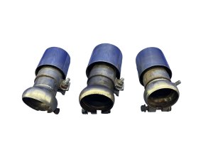 2023-2026 Honda Civic Chrome Triple Tip Exhaust Muffler - Rear (Used OEM)