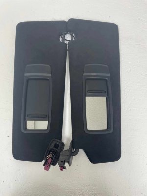 2018-2023 BMW M550i xDrive Black Sun Visor Set - Right (Passenger) (Used OEM)