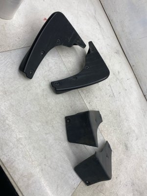 2019-2025 INFINITI QX50 Front and Rear Mud Flap Splash Guard Set (Used OEM)