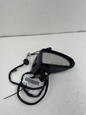 2016-2023 Audi TT Black Power Heated Blind Spot Door/Side View Mirror - Front, Right (Passenger) (Used OEM)