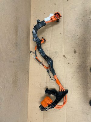 2021-2025 Ford Mustang Mach-E Charging Port Battery Cable Wiring Harness (Used OEM)