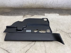 2017-2020 Bentley Bentayga Beluga (Black) Dash Lower Kick Panel Trim Cover with Light - Front (Used OEM)