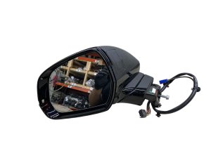 2016-2020 Bentley Bentayga Beluga (Black) Power Folding Blind Spot Door/Side View Mirror with Camera - Left (Driver) (Used OEM)