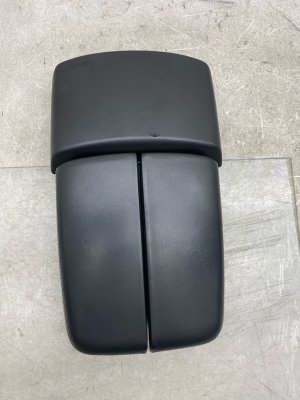 2017-2025 Audi Q7 Beluga (Black) Center Console Armrest Storage Lid (Used OEM)