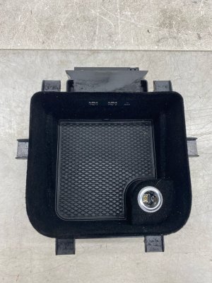 2020-2025 Audi Q7 Center Console Armrest Storage Bin with USB and AUX Panel (Used OEM)
