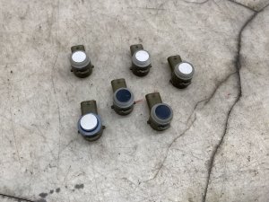 2022-2023 Ford F-150 Lightning Star White Bumper Park Assist Sensor Set - Rear (Used OEM)