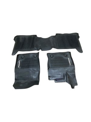2023-2025 Toyota Sequoia Front and Rear All-Weather Rubber Floor Mat Set (Used OEM)