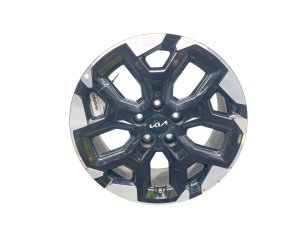 2024-2026 Kia Sorento Black 18x7.5 5-Double-Spoke Black Machined Alloy Wheel (Used OEM)
