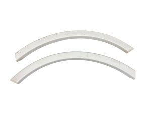 2020-2025 Audi Q7 White Wheel Arch Fender Flare Trim Panel Set - Rear, Right (Passenger) (Used OEM)