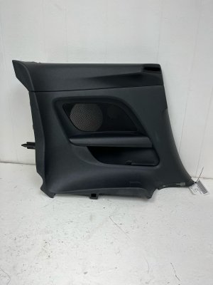 2016-2023 Audi TT Black Inner Quarter Door Trim Panel Cover - Rear, Left (Driver) (Used OEM)