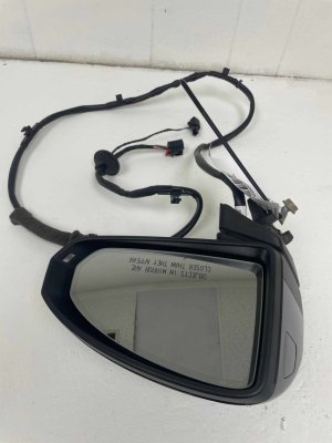 2016-2023 Audi TT Black Door/Side View Mirror - Front, Right (Passenger) (Used OEM)