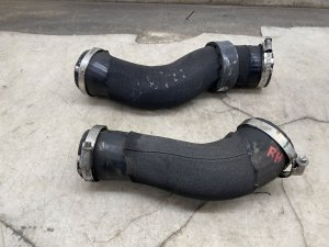 2016-2020 Bentley Bentayga Intercooler Pressure Hose Pipe Duct Tube Set (Used OEM)