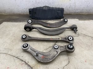 2017-2024 Audi Q7 Upper and Lower Suspension Control Arm Set - Rear, Left (Driver) (Used OEM)