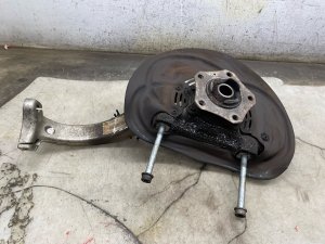 2017-2024 Audi Q7 Steering Knuckle with Wheel Bearing Hub - Front, Left (Driver) (Used OEM)