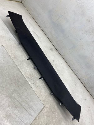 2015-2020 Bentley Bentayga Black Overhead Roof Header Trim Panel - Rear (Used OEM)