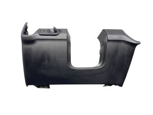 2019-2024 Porsche Cayenne Black Lower Knee Exterior Trim Panel with Ignition Switch - Front (Used OEM)