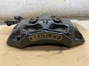 2016-2020 Bentley Bentayga Black Brembo Disc Brake Caliper - Front, Left (Driver) (Used OEM)