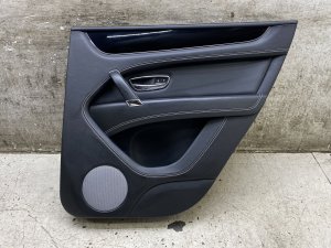 2016-2020 Bentley Bentayga Black Door Interior Trim Panel - Rear, Right (Passenger) (Used OEM)