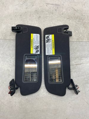 2017-2020 Bentley Bentayga Black Sun Visor Set - Left (Driver) (Used OEM)